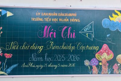 Hội thi VIẾT CHỮ ĐÚNG – RÈN CHỮ ĐẸP cấp trường năm học 2025-2026